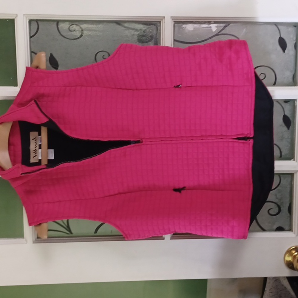 Villarreal vest women's size medium  pink quilted